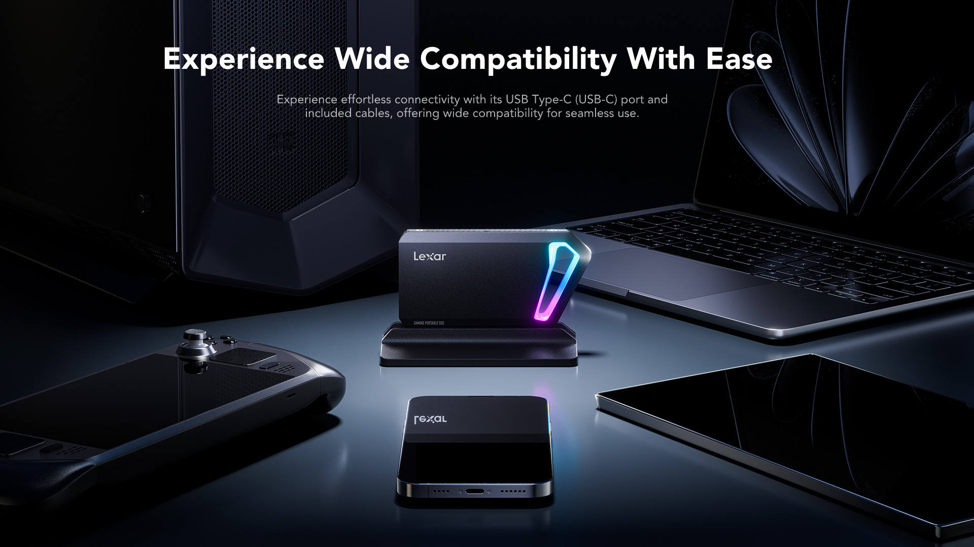 Lexar® SL660 BLAZE Gaming Portable SSD (EOL) Lexar® SL660 BLAZE Gaming Portable SSD (EOL)