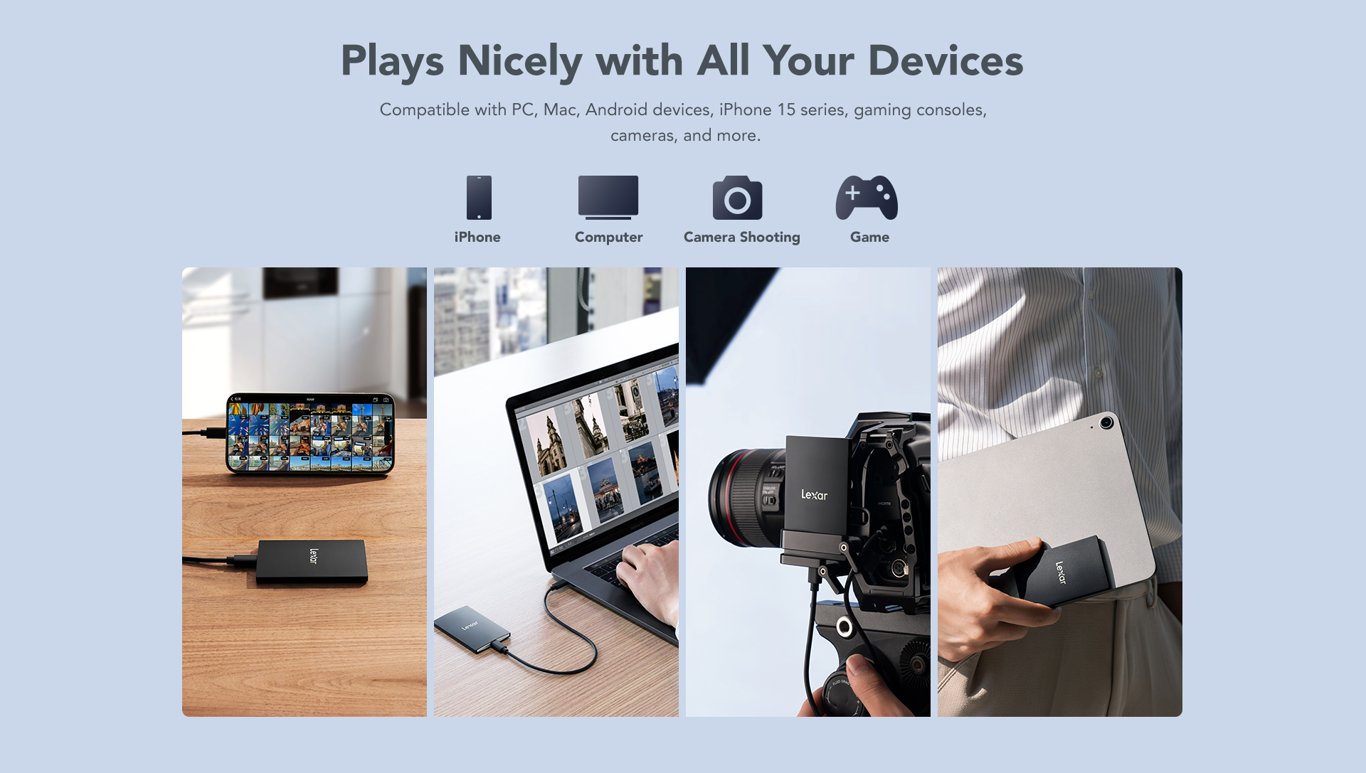 Plays nicely with all your devices
