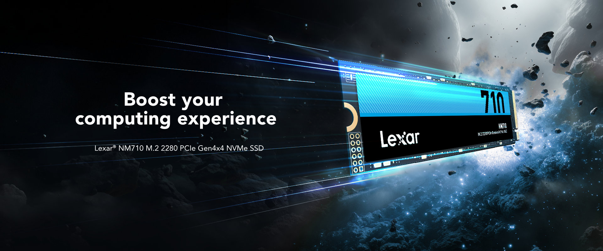 Lexar NM710 M.2 2280 PCIe Gen4x4 NVMe SSD | Lexar Global