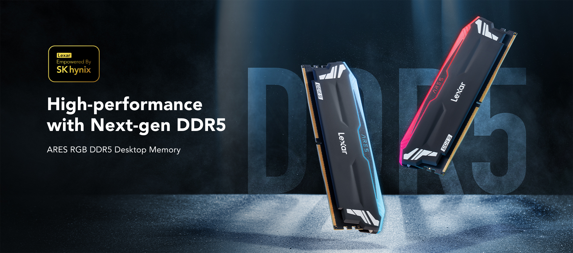 Lexar® ARES RGB DDR5 Desktop Memory | Lexar Global