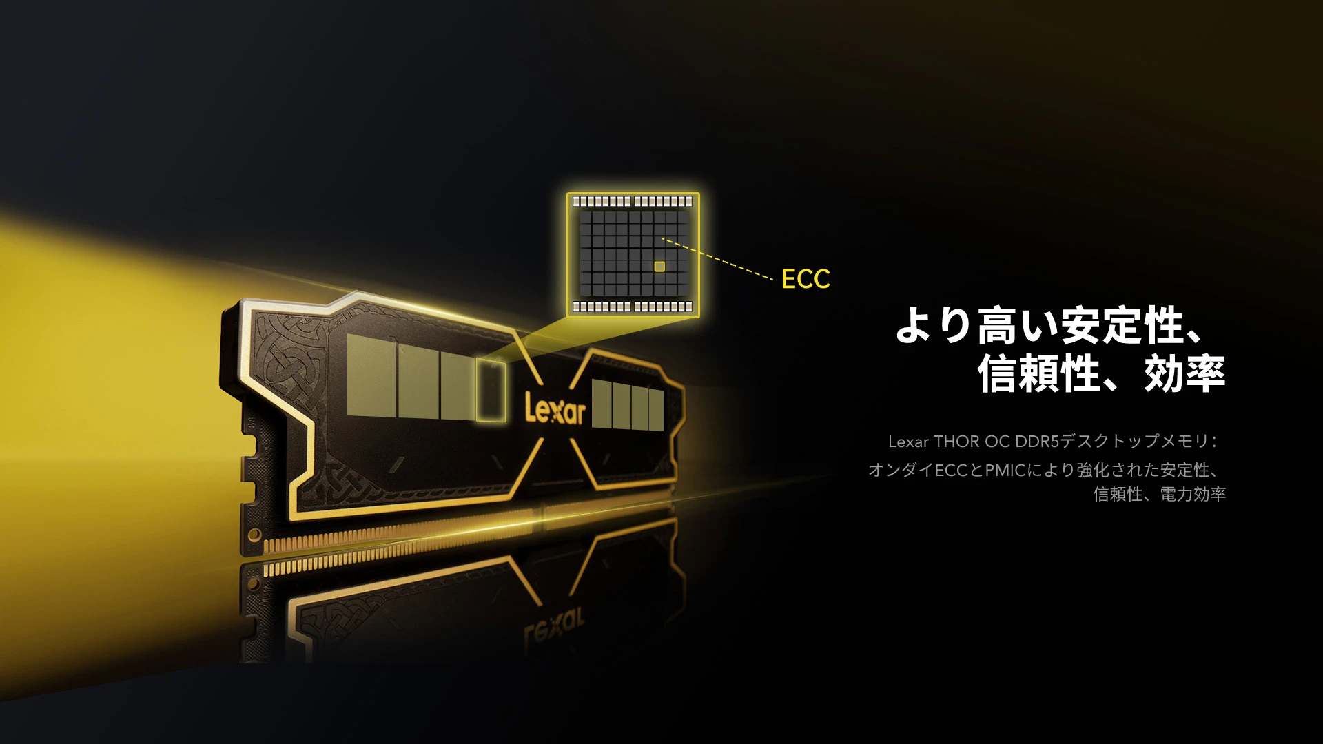 Lexar THOR OC DDR5デスクトップメモリ | Lexar レキサー