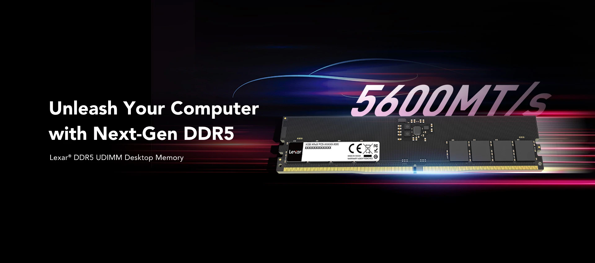Lexar DDR5 UDIMM Desktop Memory | Lexar Global