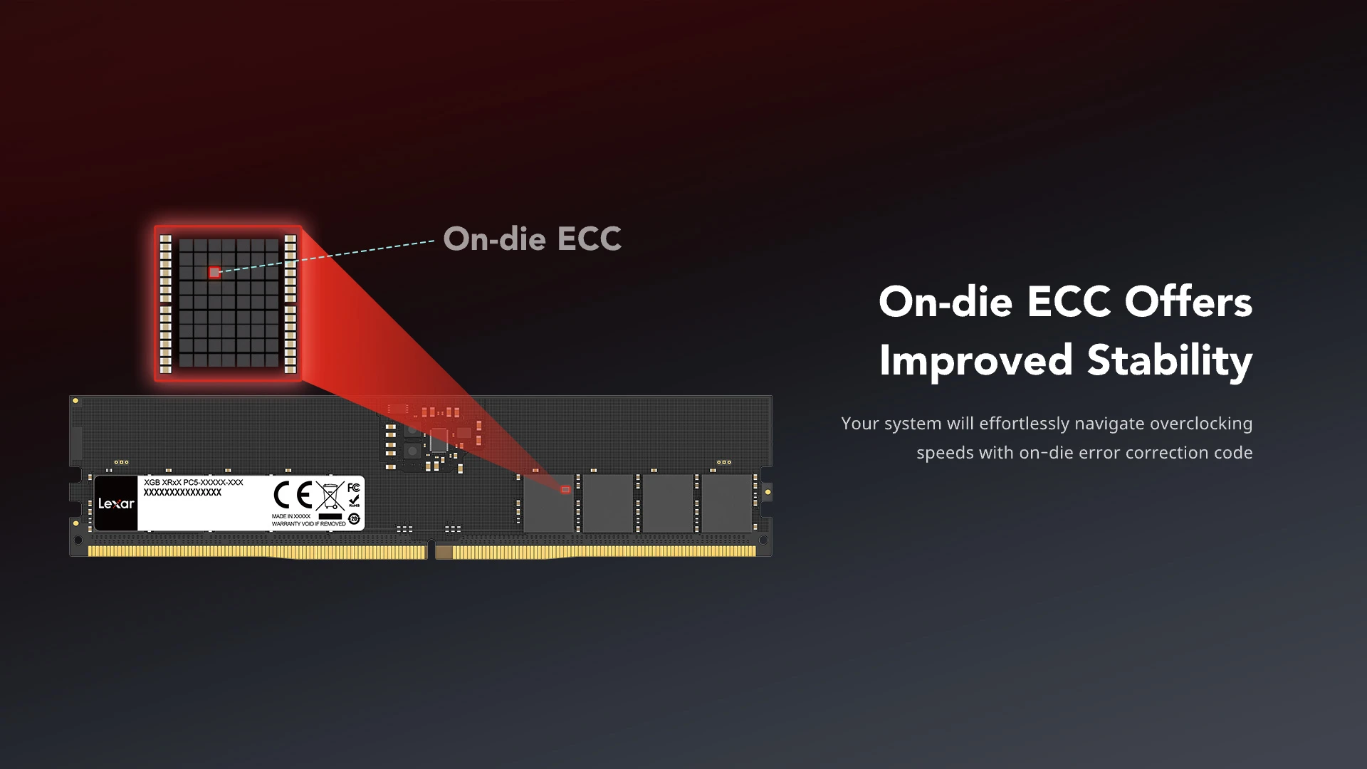 Lexar DDR5 UDIMM Desktop Memory