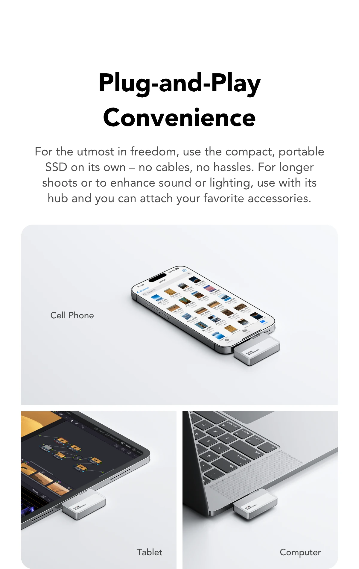 Lexar® Go Portable SSD Lexar® Go Portable SSD