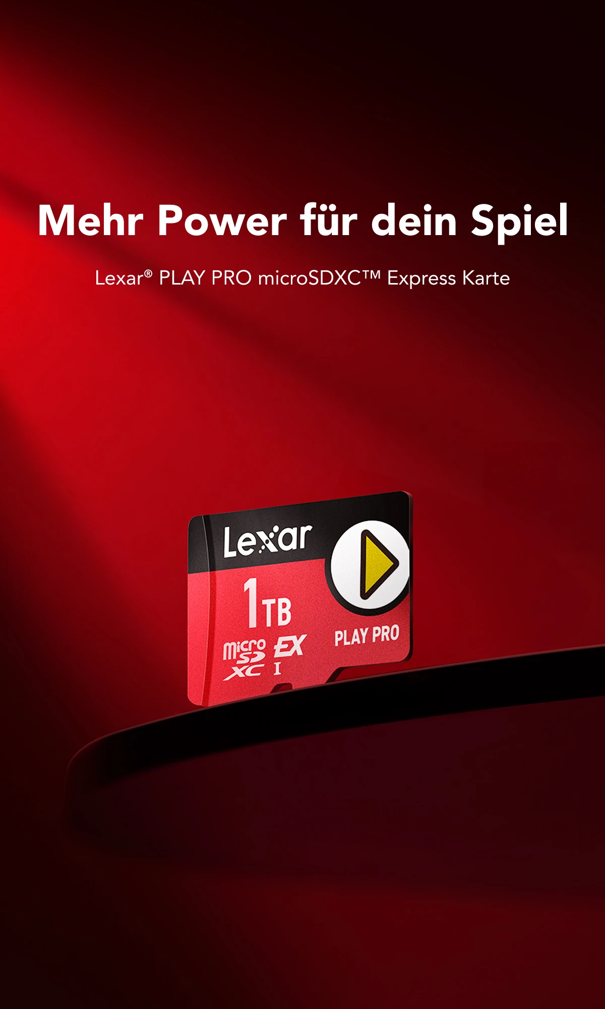 Lexar® PLAY PRO microSDXC™ Express Karte | Lexar レキサー