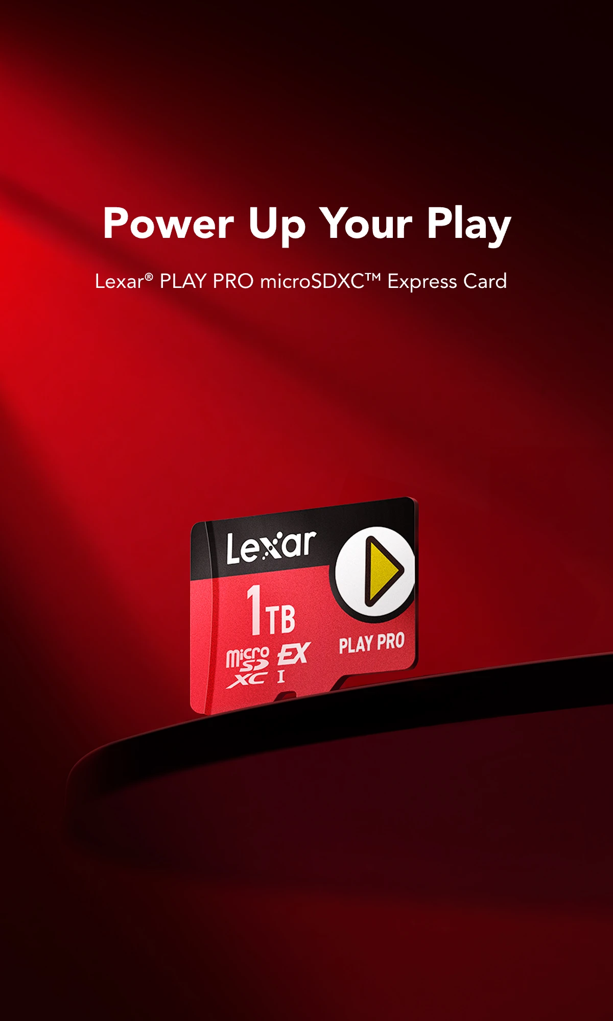 Lexar® PLAY PRO microSDXC™ Express Card | Lexar Global