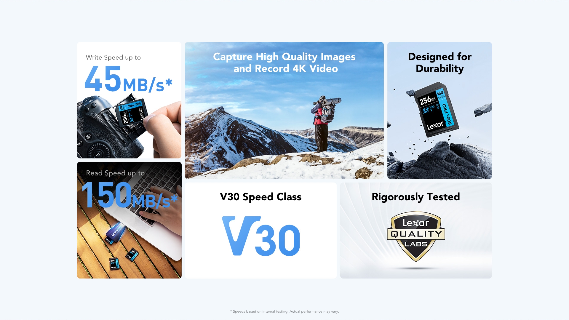 Lexar 128GB 800x PRO SDXC UHS-I 1 Lexar 128GB 800x PRO - Maroc