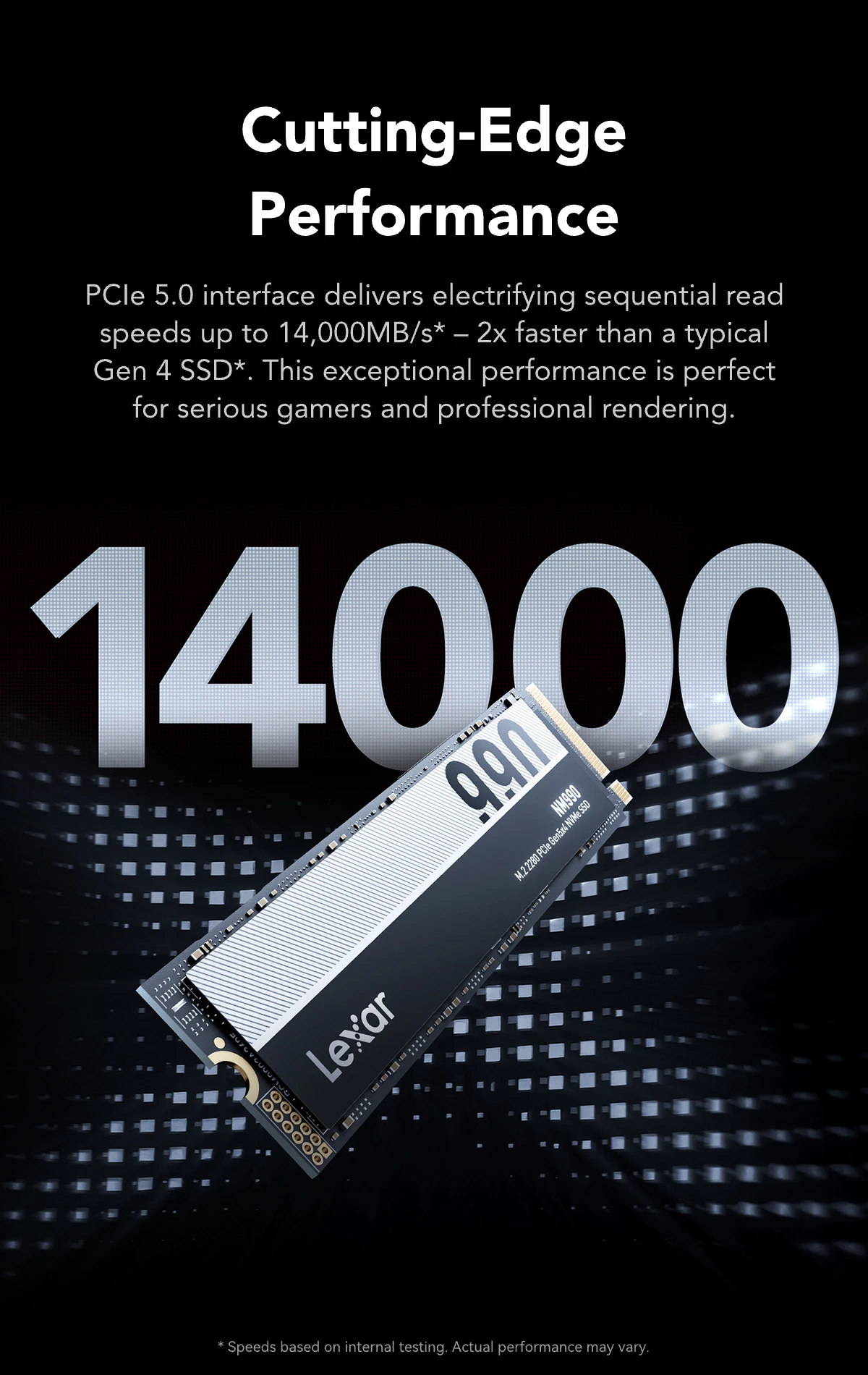 Lexar® NM990 M.2 2280 PCIe 5.0 NVMe SSD | Lexar レキサー