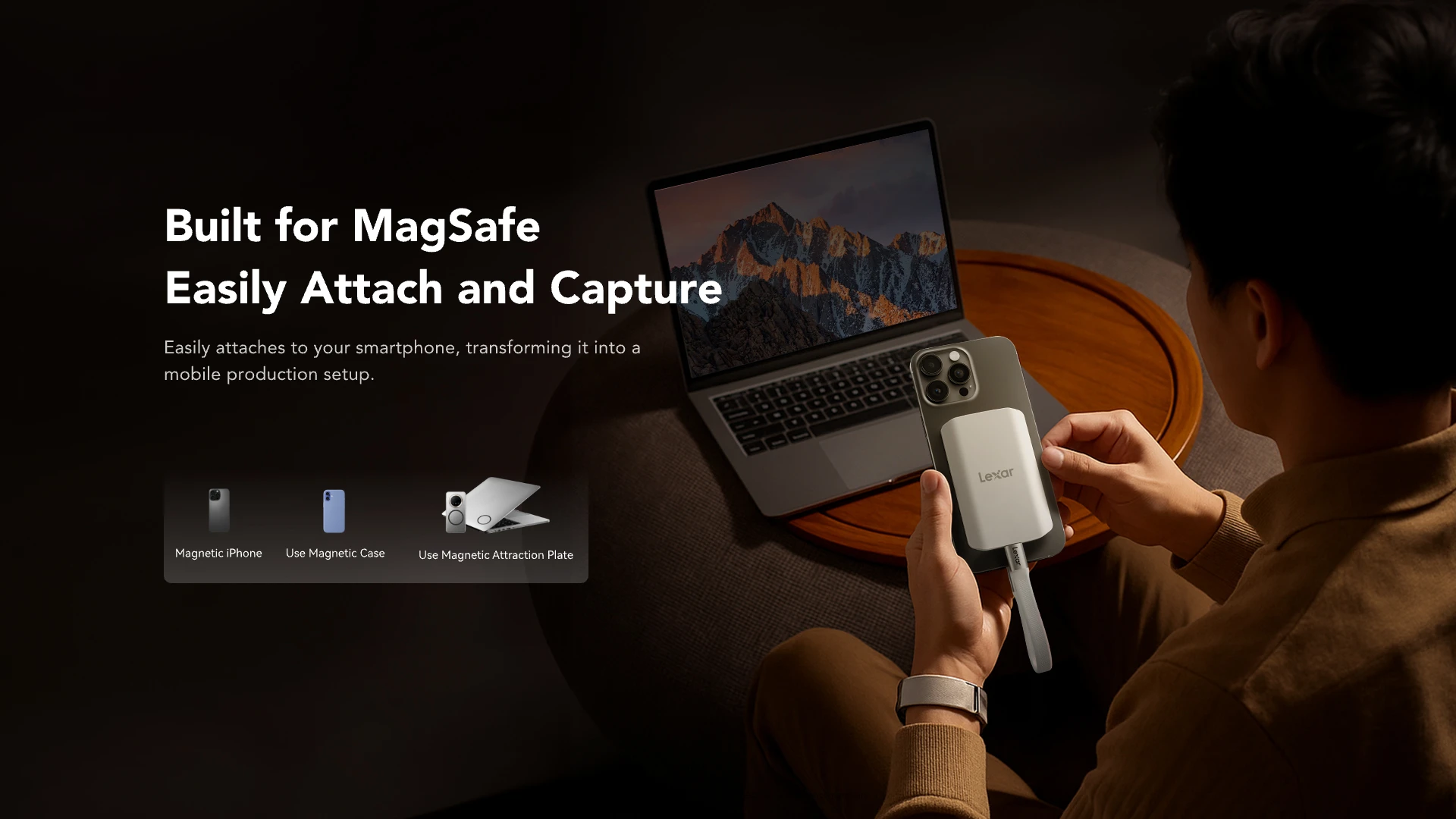 Lexar ES5 Magnetic Portable SSD 1TB Typeshop.pk