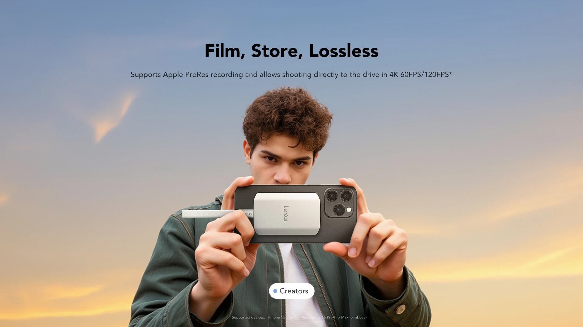 Lexar ES5 Magnetic Portable SSD 1TB Typeshop.pk