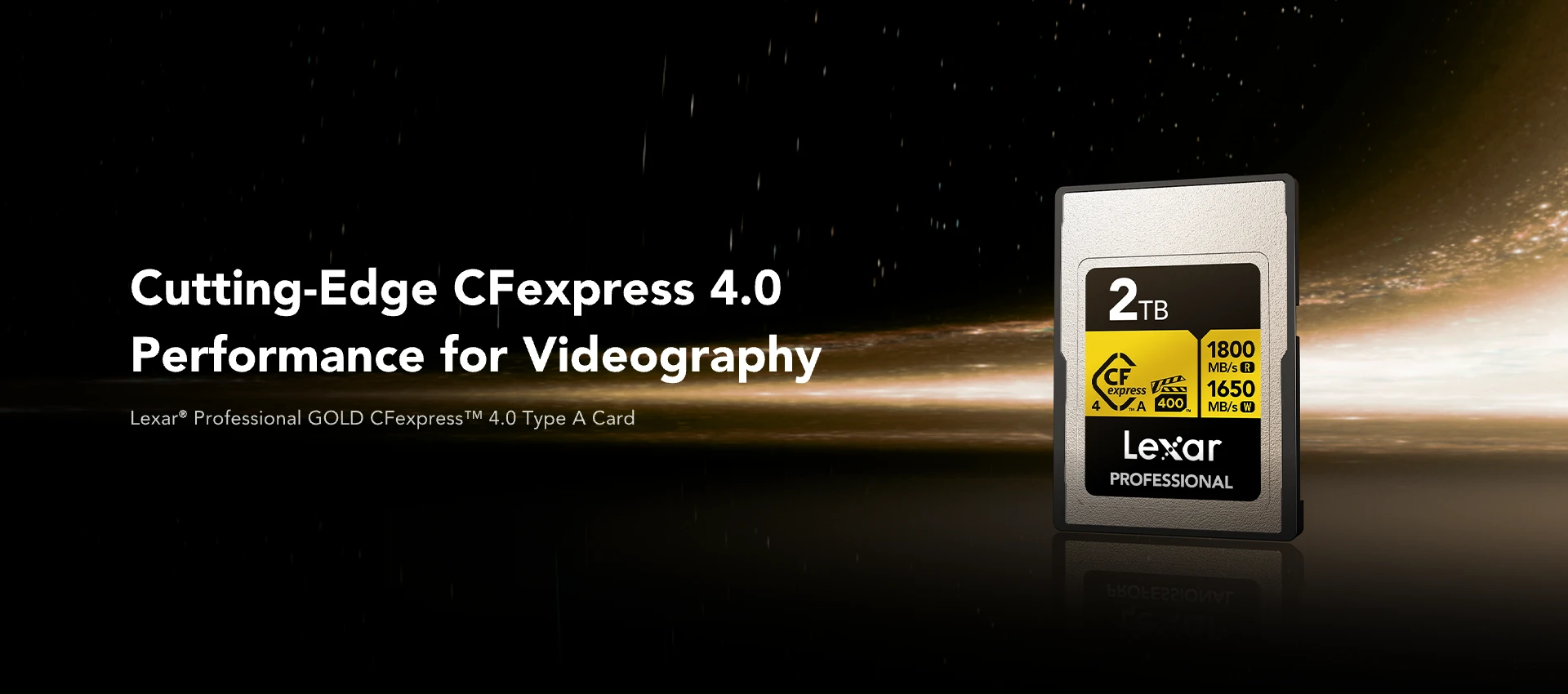 Lexar Professional GOLD CFexpress 4.0 Type A Card | Lexar Global