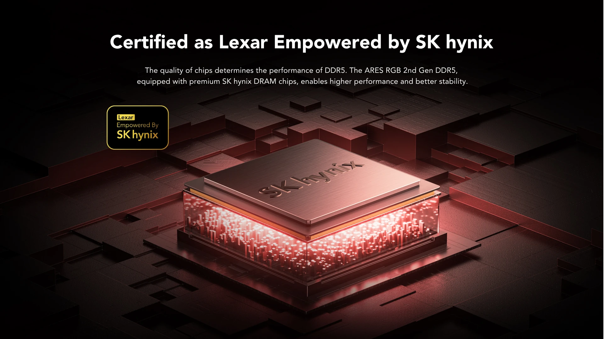 Lexar ARES RGB 2nd Gen DDR5 Desktop Memory