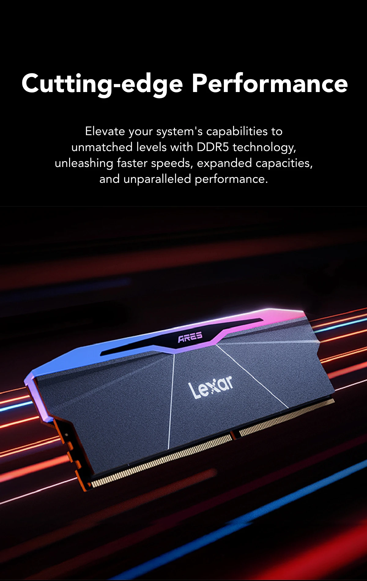 Lexar ARES RGB 2nd Gen DDR5 Desktop Memory | Lexar Global