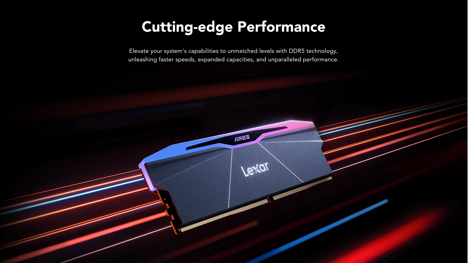 Lexar ARES RGB 2nd Gen DDR5 Desktop Memory
