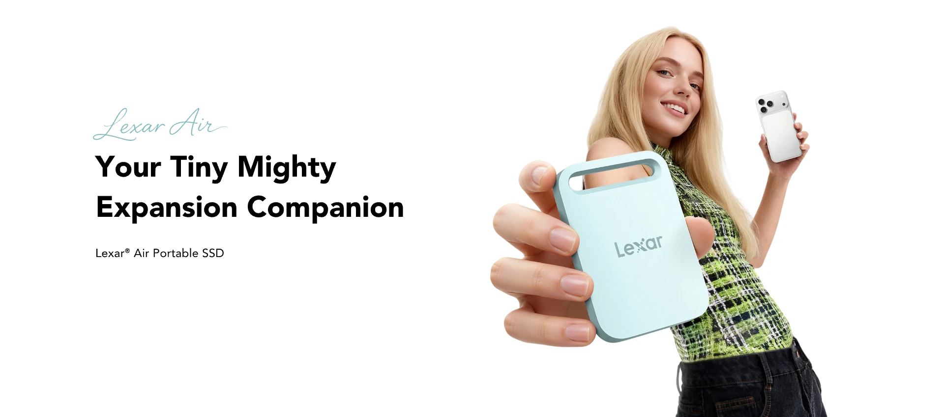 Lexar Air Portable SSD hero