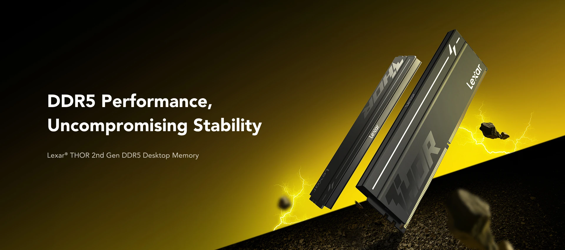Lexar THOR 2nd Gen DDR5 Desktop Memory hero