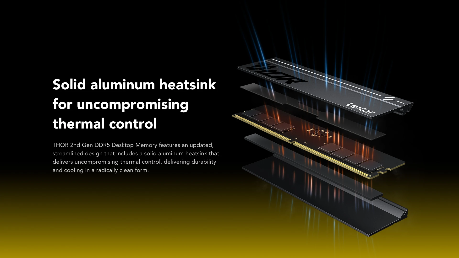 Solid aluminum heatsink for uncompromising control