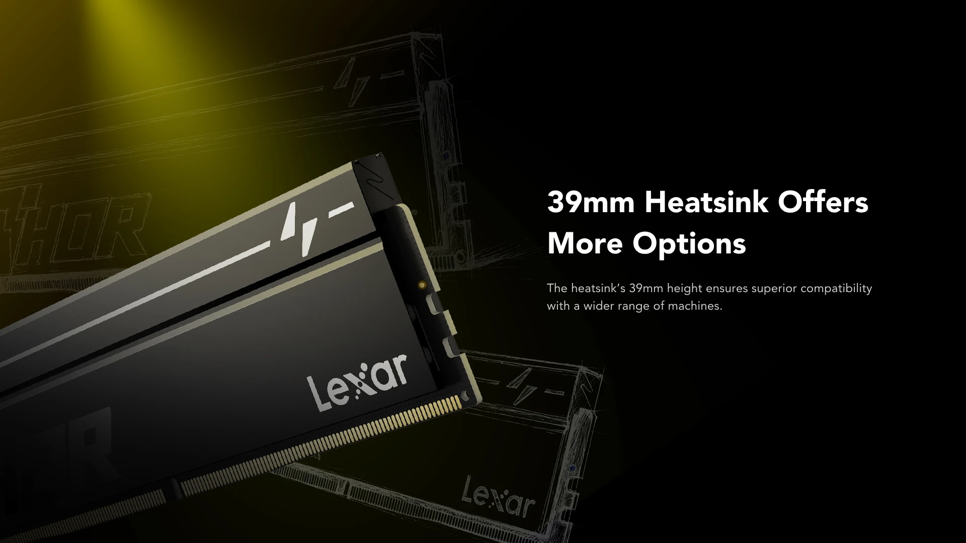 39mm heatsink offers more options