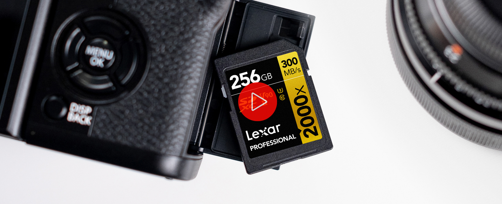 Lexar® Professional 2000x SDHC™/SDXC™ UHS-II カード GOLD Lexar® Professional 2000x SDHC™/SDXC™ UHS-II カード GOLD