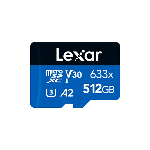 Lexar® High-Performance 633x microSDHC™/microSDXC™ UHS-I Card BLUE Series Lexar® High-Performance 633x microSDHC™/microSDXC™ UHS-I Card BLUE Series